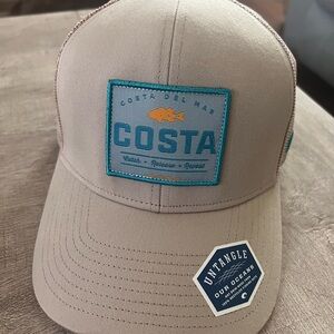 New Costa Khaki Trucker Cap Unisex